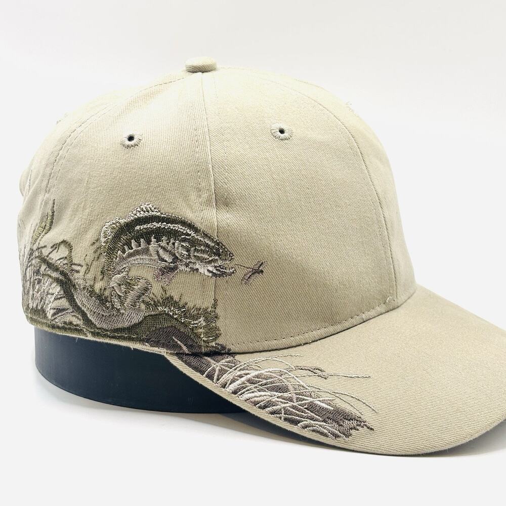 DRI DUCK Wildlife Series Trout Fish Cap 3256 Baseball Hat Sand